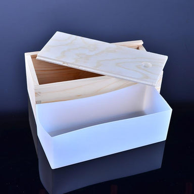 Moule à savon en bois design rectangulaire