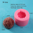 Moule à savon en silicone design boule de rose