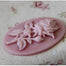 Moule à savon silicone rose relief