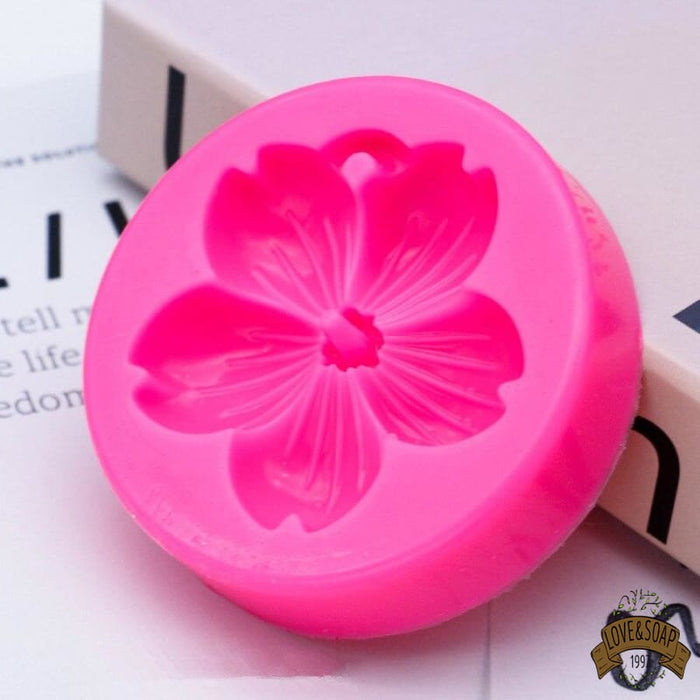 Moule à savon en silicone design fleur unique