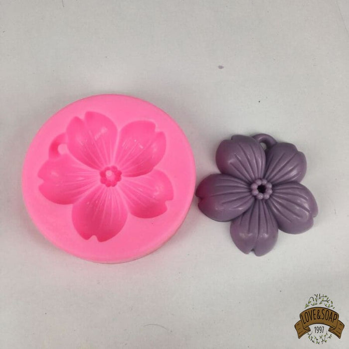 Moule à savon en silicone design fleur unique