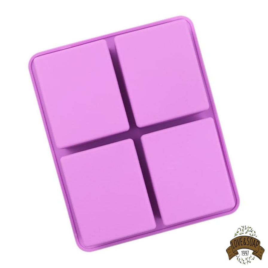 Anyasen Lot De 4 Moules à Savon Silicone En Forme De Fleur 3D - Moules Pour Cupcakes, Chocolats, Muffins Et Savons (Couleurs Aléatoires)