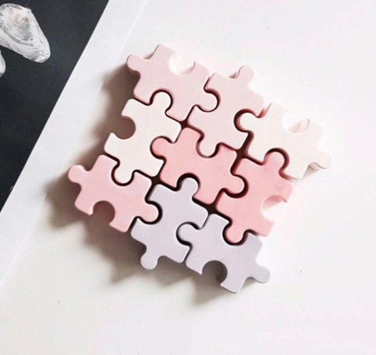 Moule à savon en silicone forme puzzle